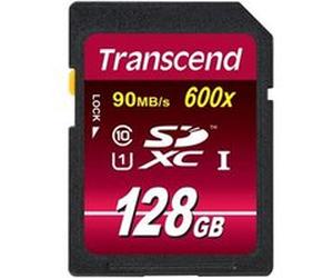 Transcend Ultimate series - Carte mémoire flash - 128 Go - UHS Class 1 / Class10 - 600x - SDXC UHS-I G