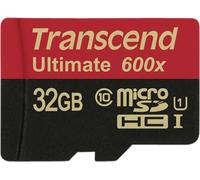Transcend Ultimate series TS32GUSDHC10U1 - Carte mémoire flash - 32 Go - UHS Class 1 / Class10 - SDHC UHS-I