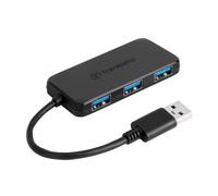 Transcend TS-HUB2K Hub USB 4 ports USB-A USB 3.1 Gen1 5 GBit/s noir TS-HUB2K