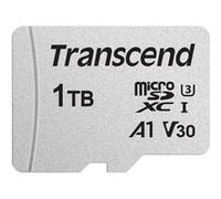 Transcend Carte mémoire microSDXC USD300S 1 To A2 V30 UHS-I U3 Class10 avec adaptateur