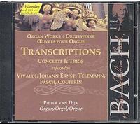 Transcr. Pour Orgue De Conc. & Trios De Vivaldi, Telemann, Fasch, Couperin Van Dijk, Orgue