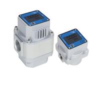 Transducteur à ultrasons, Débitmètre de gaz naturel compact, débitmètre de gaz numérique, débitmètre de gaz rotatif de haute précision avec affichage,Long temps de travail(DN25 LCD Electronic)