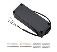 Transducteur de basse à installation rapide ABS et métal composite pour ukulélé/guitare Prise en main sûre Durable Compact Voyage Installation facile Pickup basse