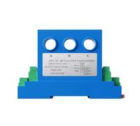 Transducteur de courant Transmetteur de courant DC24V, trou de 8mm, transmetteur de courant triphasé 4-20mA 0-5V, sortie RS485, Type Din perforé, transducteur de courant triphasé(Input AC 0-30A,DC 4-2