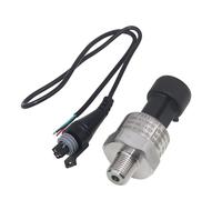 Transducteur de pression 5 V 1/8 NPT, capteur de pression 30/100/150/200/300/500/1000 PSI for huile, carburant, air et eau, avec connecteur(100PSI)