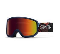 Masque De Ski Smith Transfer Midnight Geo Alpine Red Solx Mirror Antifog Cat 3 Homme Bleu 2027 taille U