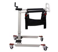 Transfer Lift Handicap Fauteuil Roulant, Machine de Déménagement Multifonctionnelle, Utilisation Domicile pour l'allaitement Personnes âgées, Chaise Pliante, Siège de Toilette, Deux Coussins + Commode