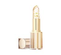 Transferproof Color Changing Lipstick, Gold Foil Moisturizing Gloss Lip Deep Nourishment, Transparent Color Changing Lipstick Gold Foil Flower For Women Long Lasting 24 Hours (1PC)