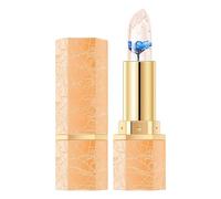 Transferproof Color Changing Lipstick,Rouge à lèvres transparent changeant de couleur,Gold Crystal Color Changing Lip Stick, sans transfert, effet cristal doré,Longue durée 24 heures, (2#)
