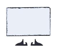 Transfert Ardoise Cadre Photo Personnalisé BRICOLAGE Memorial Personnalisé Rock Cadre Photo pour La Fête D'anniversaire De Mariage Décor À La Maison 19x29cm