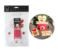 Transfert chocolat thème Saint Valentin - DDM 06/26