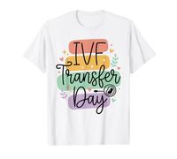 Transfert Day Love Fertility Miracle Pragnancy Lucky Embryo T-Shirt Graphique avec Valeur