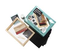 Luckies of London | Kit de sérigraphie | Arts et Artisanat pour Adultes | Fournitures d'art de sérigraphie | Créez Vos Propres Loisirs créatifs pour Enfants | Kit de Bricolage avec Encre de