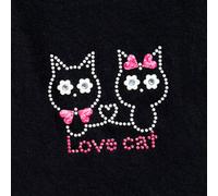 Transfert Strass Thermocollant Cats 7,6 X 6,4 Cm