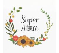 Transfert textile Super Atsem 17 x 17 cm