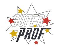 Transfert textile Super Prof 17 x 15,5 cm