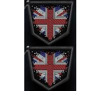 Transfert Thermocollant Clou Et Strass Coeur Uk 12x11cm