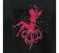 Transfert Thermocollant Clou Et Strass Fée Glitter 17x20cm