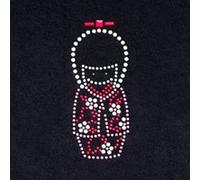 Transfert thermocollant clou et strass kokeshi 10,4x4,4 cm - ki-sign Multicolore - assort. G