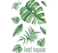 Transfert Thermocollant Feuilles Tropicales Couleur A4