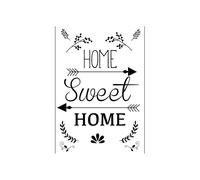 Transfert thermocollant - Ki-Sign - Home Sweet Home - A4 - Facile à appliquer - Autocollant