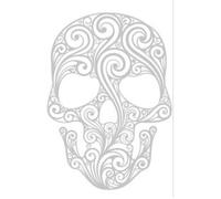 Transfert Thermocollant Mini Tête De Mort 9x14,5 Cm