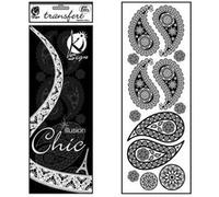 Transfert Thermocollant Velours Cachemire 10x30cm