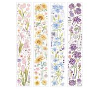 Transferts artisanaux printaniers, autocollants floraux vintage pour sublimer vos projets de décoration, parfaits pour la création de meubles et le