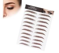 Transferts de Sourcils, Autocollant de Tatouage de Sourcils Autocollant de Transfert de Sourcils pour Femmes, Autocollants de Tatouage de Sourcils Imperméables Longue Durée Faux Tatouages(MARRON-02)