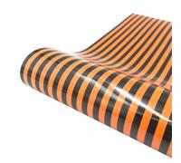 Transferts Thermocollants Halloween 30 x 25 cm Plaid À Rayures Orange