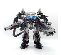 Transform Jouets, Avion Camion 2 en 1 Version Agrandie Enfants Voiture Robot Flying Wing Post Action Doll Série Skyfire Post Film Personnage Modèle Cadeau Garçon-White
