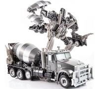 Transform Jouets, Cadeau De Jouet De Voiture Robot, Poupée d'action À Combinaison Déformable, Collection Garçons Et Filles, Convient Aux Enfants Et Aux Adultes Âgés De 12 Ans Et Plus-Mixing Truck