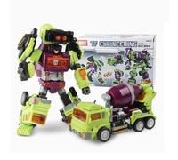 Transform Jouets, Garçons Ensemble Complet Version Élargie Grand King Kong Combinaison Vert Ingénierie Voiture 6-en-1 Voiture Robot Action Doll Modèle pour Enfants Noël Cadeau d'anniversaire-C