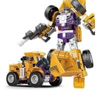 Transform Jouets, Movie Character Studio Series Version Agrandie Yellow Grand King Kong Combo Engineering Car 6 en 1 Robot Action Doll Modèle De Voiture pour Enfants-C