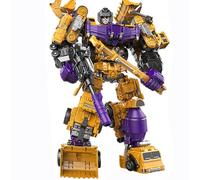 Transform Jouets, Movie Character Studio Series Version Agrandie Yellow Grand King Kong Combo Engineering Car 6 en 1 Robot Action Doll Modèle De Voiture pour Enfants-G