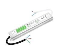 Transformateur 220V 24V 45W, Alimentation 24V 1.87A, LED Transfo 24Volt | IP67 Alimentation 24V DC, LED Driver Transformateur AC à DC, Tension Constante, Sans Scintillement, Sans Bruit,Non Dimmable