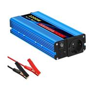 Transformateur Adaptateur Prise UE pour Voiture avec Affichage LED Onduleur Sinusoïdal Pur 6000 W 12 V CC vers 230 V CA 240 V 50 Hz(2200W EU)