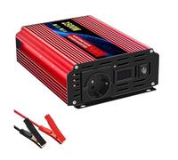 Transformateur Adaptateur Prise UE pour Voiture avec Affichage LED Onduleur Sinusoïdal Pur 6000 W 12 V CC vers 230 V CA 240 V 50 Hz(2500W EU)
