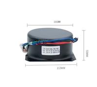 Transformateur annulaire blindé en métal 200 W, transformateur haute puissance, décodeur avant, anneau électrique(Dual 12V dual 12V)