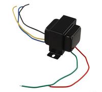 Transformateur audio tube 5 W 60 x 55 x 50 mm Boîtier noir | Pour impédance primaire 5 K, puissance de sortie 5 W, topologie à extrémité unique, convient aux tubes 6P1/6P14/6P6