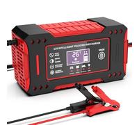 Transformateur Chargeur De Batterie Intelligent 6A 12V pour Voiture Et Moto Unité De Charge De Batterie Plomb Réparation De Batterie Écran LCD