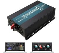 Transformateur Convertisseur d'alimentation 1000 W/1500 W/2000 W/2500 W/3000 W/5000 W 12 V/24 V/48 V CC vers 120 V/220 V CA Onduleur Solaire À Onde Sinusoïdale(12V,5000w)