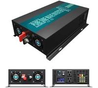 Transformateur Convertisseur d'alimentation 1000 W/1500 W/2000 W/2500 W/3000 W/5000 W 12 V/24 V/48 V CC vers 120 V/220 V CA Onduleur Solaire À Onde Sinusoïdale(24V,3000w)