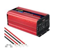 Transformateur Convertisseur Puissance 1600W-10000W 4000W 3000W 2200W Onduleur À Onde Sinusoïdale DC 12V/24V vers AC 110V/220V Adaptateur Prise Prise Universelle(24V,220V 50HZ,8000W)