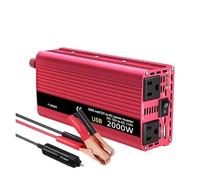 Transformateur Convertisseur Puissance Portable pour Voiture 1500 W/2000 W/2600 W DC12 V vers AC110 V Adaptateur Chargeur Prise Américaine Onduleur Convertisseur(2000W 12V-110V)