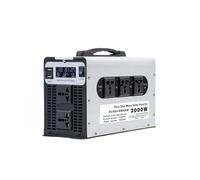 Transformateur Convertisseur Tension 50/60 Hz pour Voiture Solaire Onduleur À Onde Sinusoïdale LED 3000 W DC 12 V 24 V 48 V 60 V 72 V vers AC 110 V 220 V(12V,110V(60Hz),Universal)