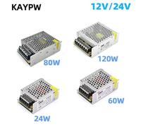 Transformateur d'alimentation à découpage 24 W, 60 W, 80 W, 120 W, AC 110 V/220 V vers DC 12 V/24 V for bande LED(24V,24W)