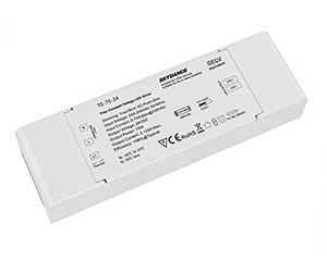 Transformateur d'alimentation à intensité variable 24 V 75 W avec variateur triac variateur sur 220 V + bouton normalement ouvert (Push Dimmer), pour bande LED 24 V