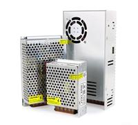 Transformateur d'alimentation avec interrupteur 220 V CA vers 12 V 24 V pour bande LED 25 W-350 W, pour vidéosurveillance, bande lumineuse LED, radio, projet informatique (S-50-12 (50 W 12 V 4,2 A))