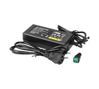 Transformateur d'alimentation Enfichable 110/220V AC à 12V DC 60W 5A,câble 1m Connecteur Femelle. Installation Intérieure IP20,pour Bande LED,Néon ou Appareils Basse Tension